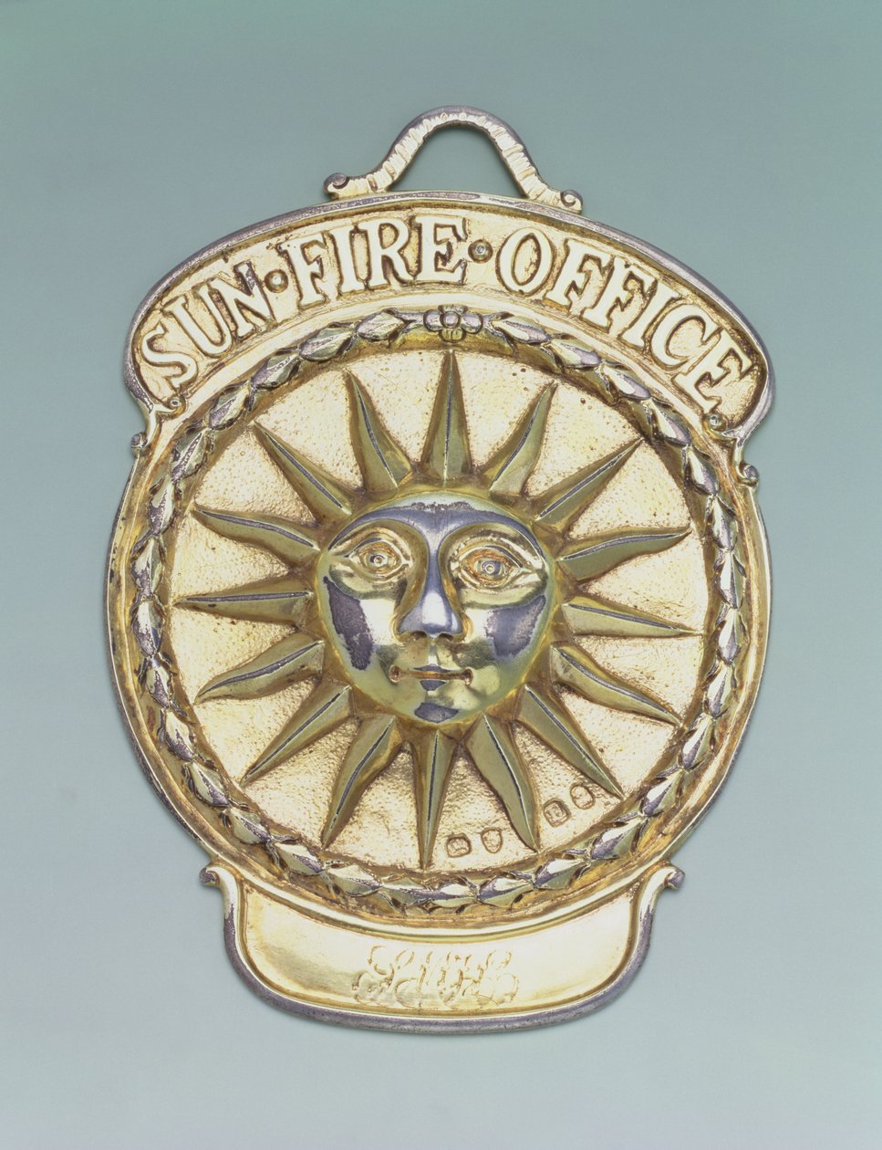 Insignia de seguro contra incendios, c.1810 (metal) de English School