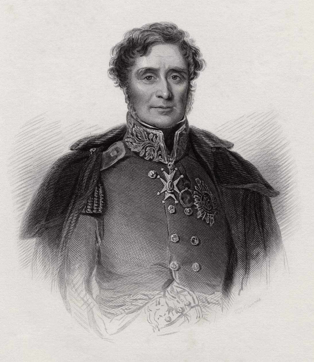 Fitzroy James Henry Somerset (1788-1855), 1er Barón Raglan de English School