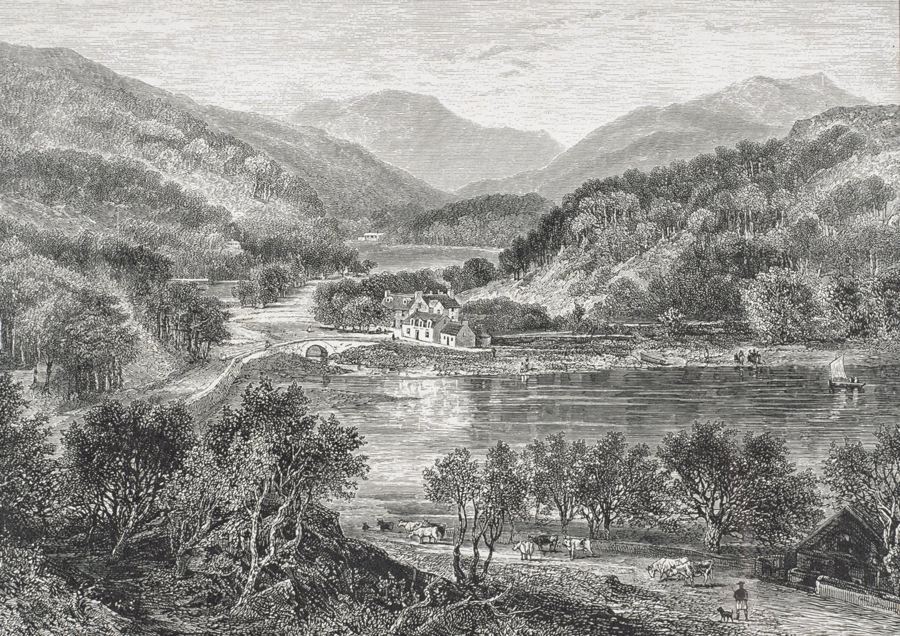 Flowerdale, Gairloch en c.1880, de 