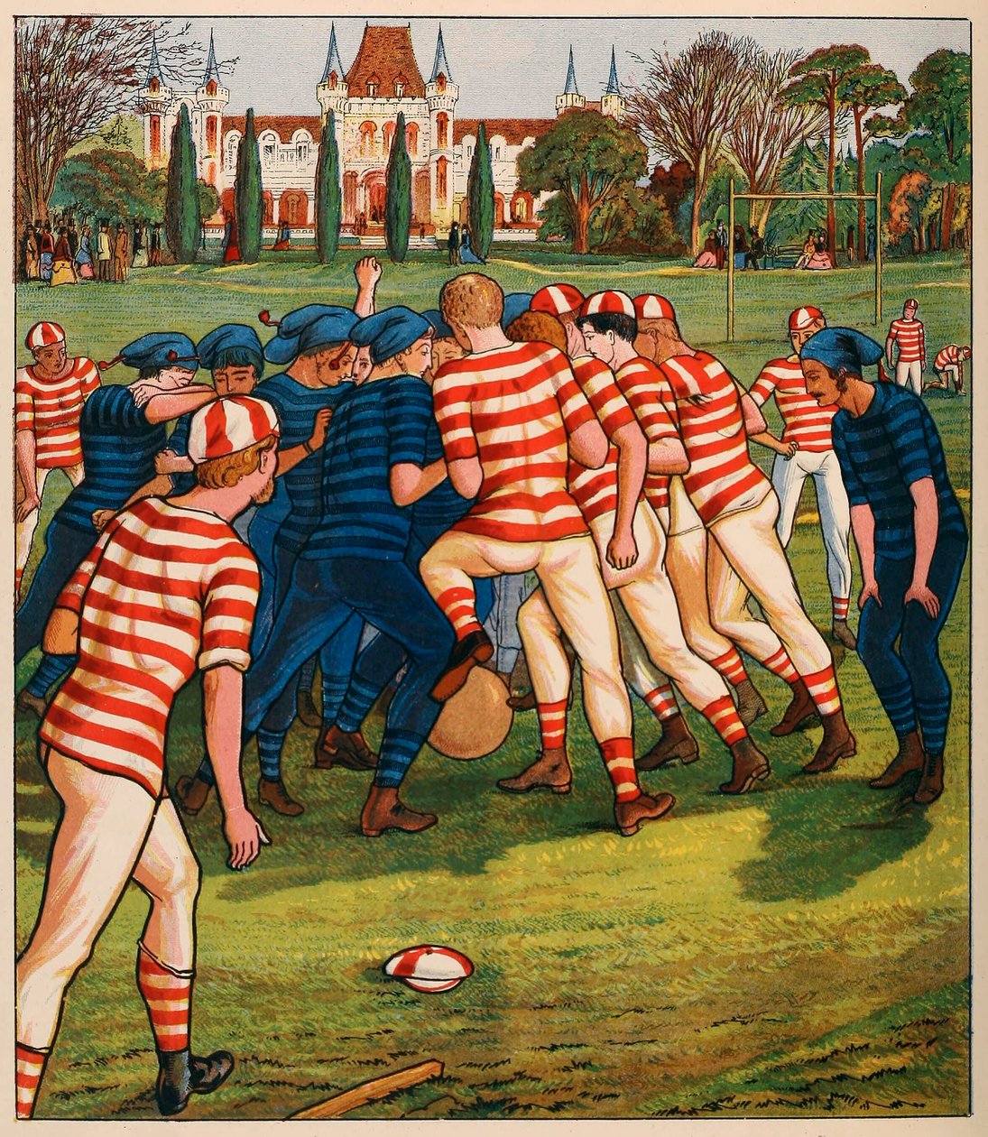 Fútbol, de Deportes y Juegos Británicos, pub. c. 1880 de English School