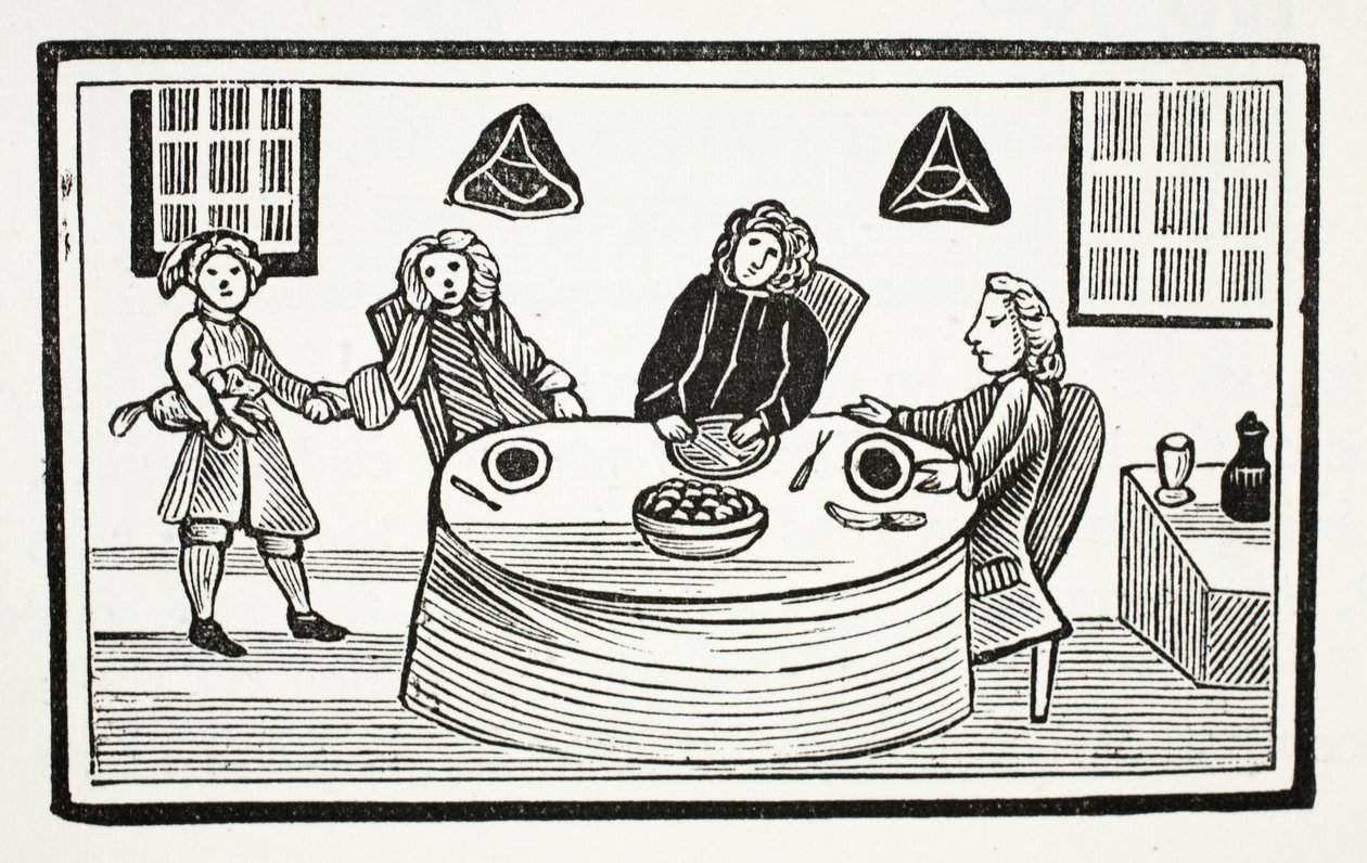 Fortunato, ilustración de Chap-books del Siglo XVIII de John Ashton, pub. 1882 de English School