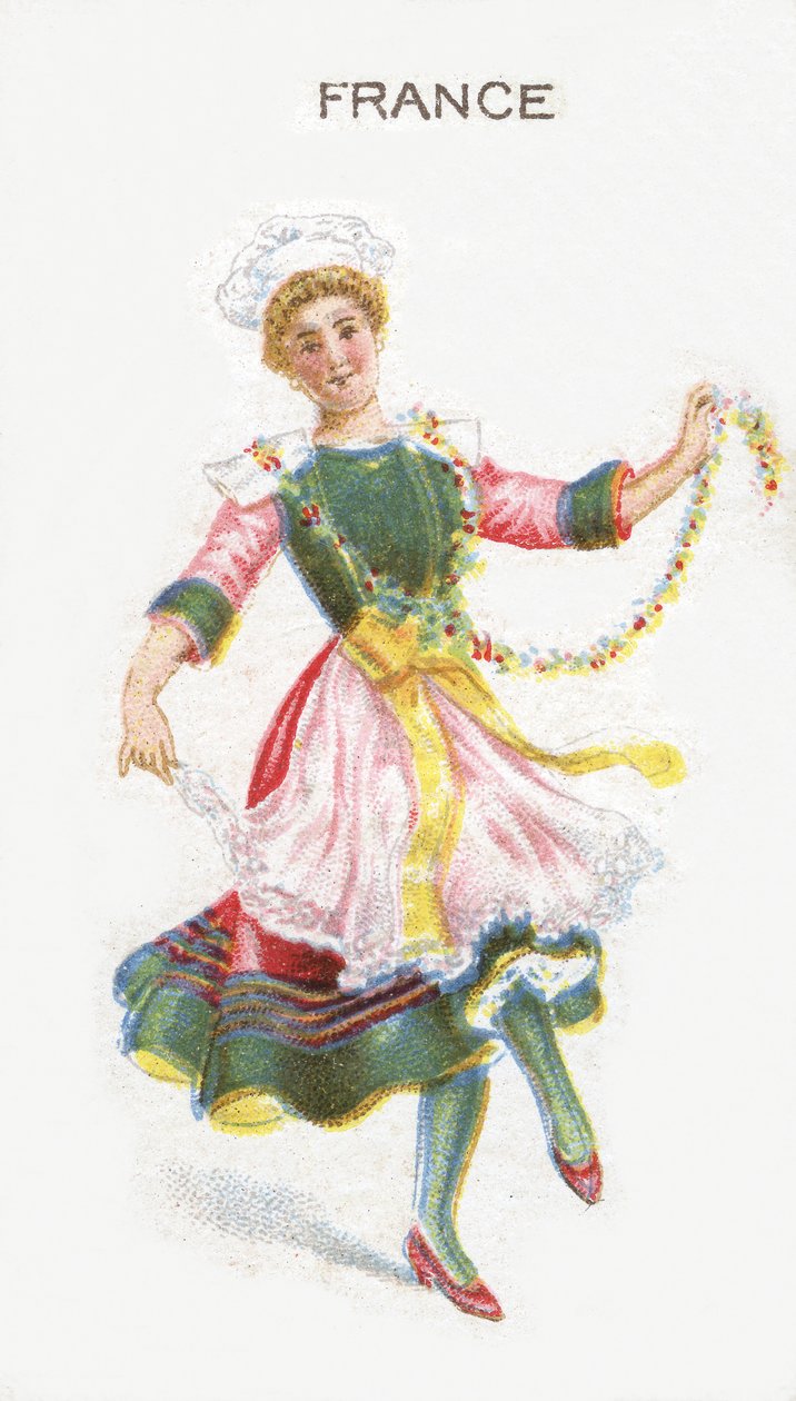 Francia, tarjeta de cigarrillos, 1915 de English School