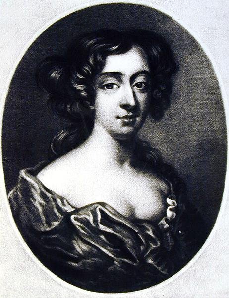 Frances Teresa Stuart (1647-1702) Duquesa de Richmond, ilustración de Retratos de Personajes Ilustres en la Historia Británica grabado por Richard Earlom (1743-1822) y Charles Turner (c.1775-1857) de English School