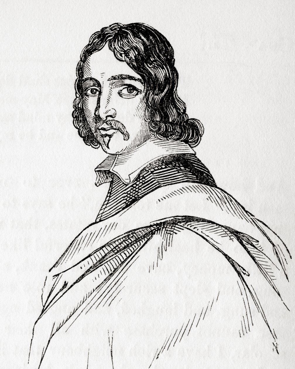 Francis Moore, médico y astrólogo británico, de La vieja Inglaterra: A Pictorial Museum, pub. 1847 de English School
