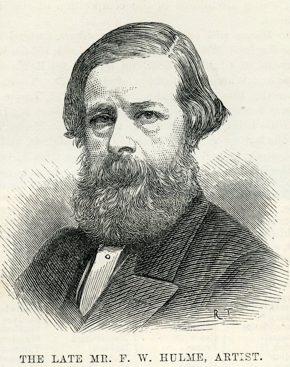 Frederick William Hulme (1816-84) de The Illustrated London News 6 de diciembre de 1884 de English School