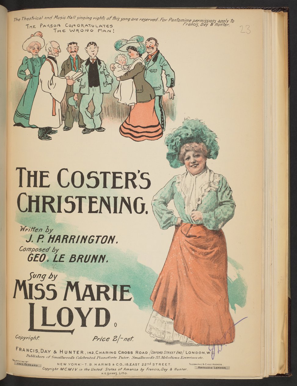 Portada de "El bautizo de Coster" de English School