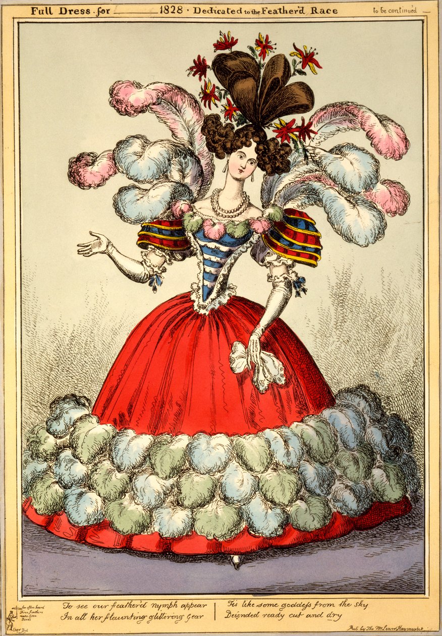 Vestimenta Completa para _ 1828 - Dedicada a la Raza Alada, 1828 de English School