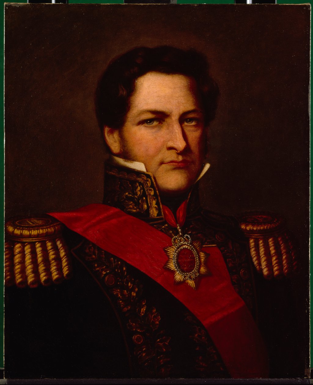General Rosas (óleo sobre lienzo) de English School