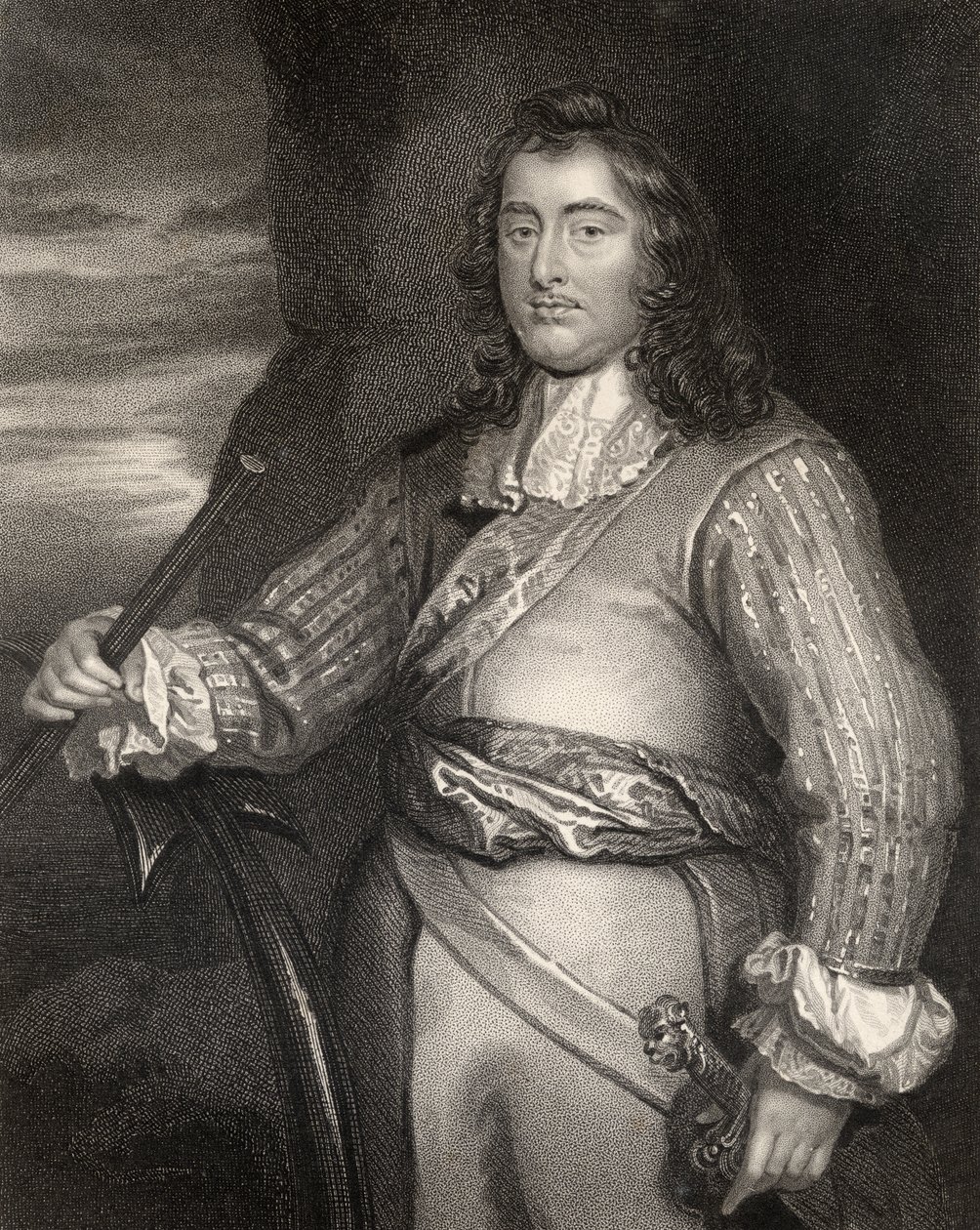 George Monck, grabado por W.T. Mote, de 