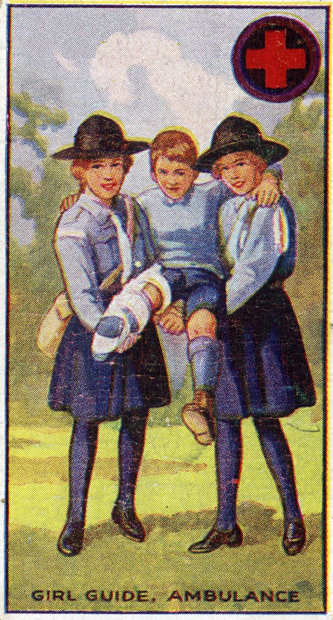 Insignia de Ambulancia de Girl Guide, 1923 de English School