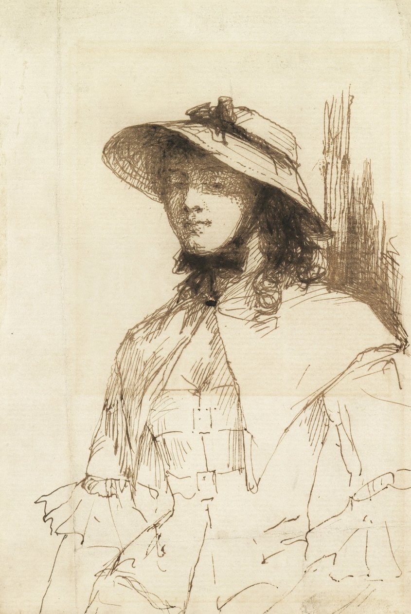 Niña con sombrero de English School