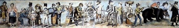 Yendo a la Feria, c.1815 de English School