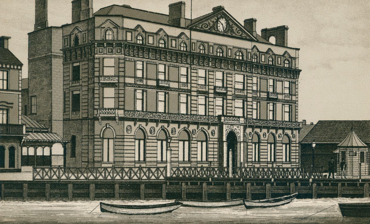 Great Eastern Hotel, Harwich (litografía) de English School