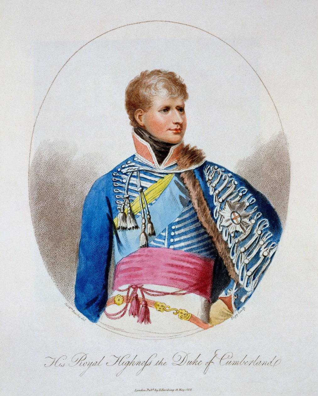 SAR el Duque de Cumberland, 1806 de English School