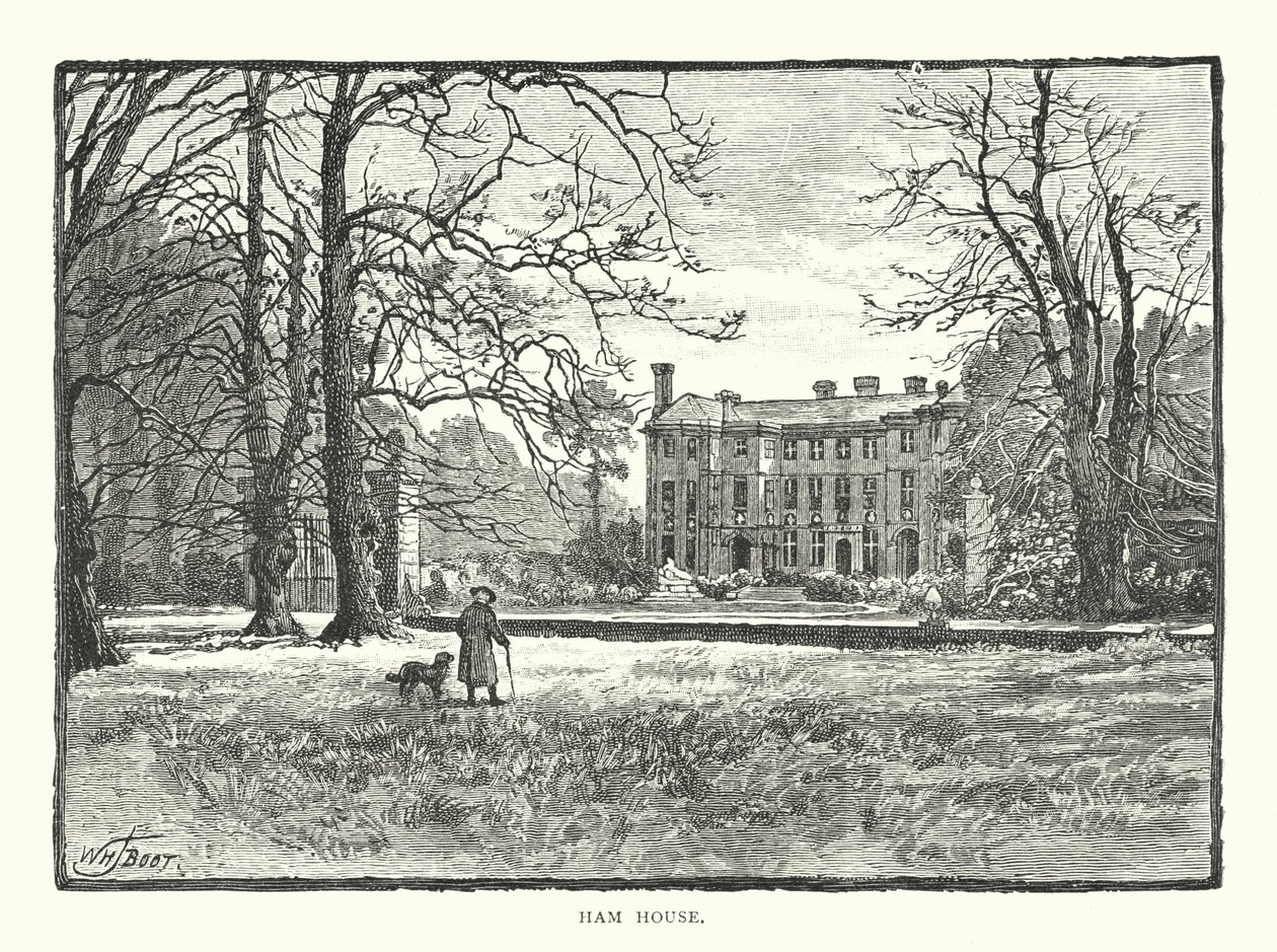Ham House (grabado) de English School