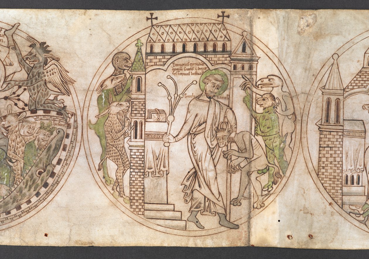 Harley Roll Y 6, Roundel 9, Roundel de St Guthlac (etiquetado como 