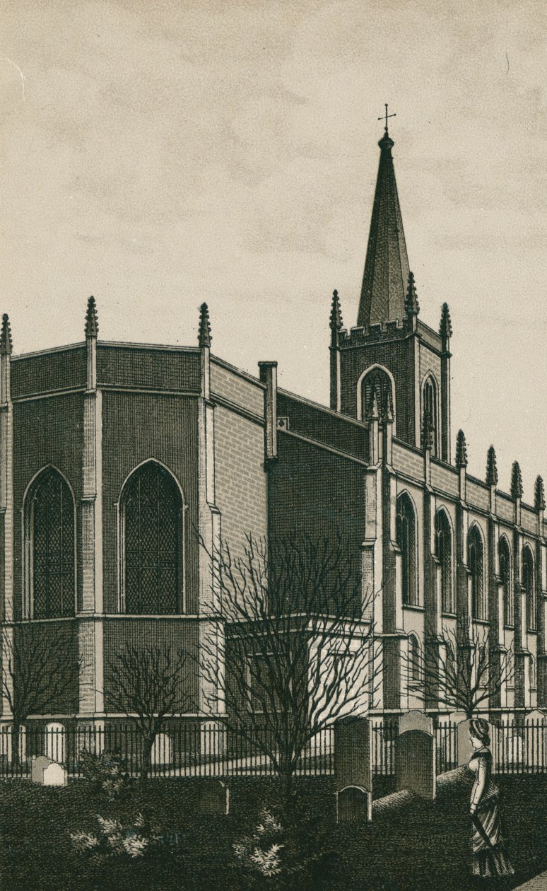 Iglesia de Harwich (litografía) de English School