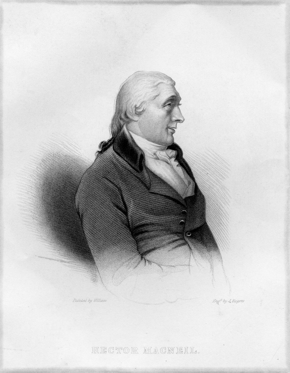 Héctor Macneill, grabado por John Rogers de English School