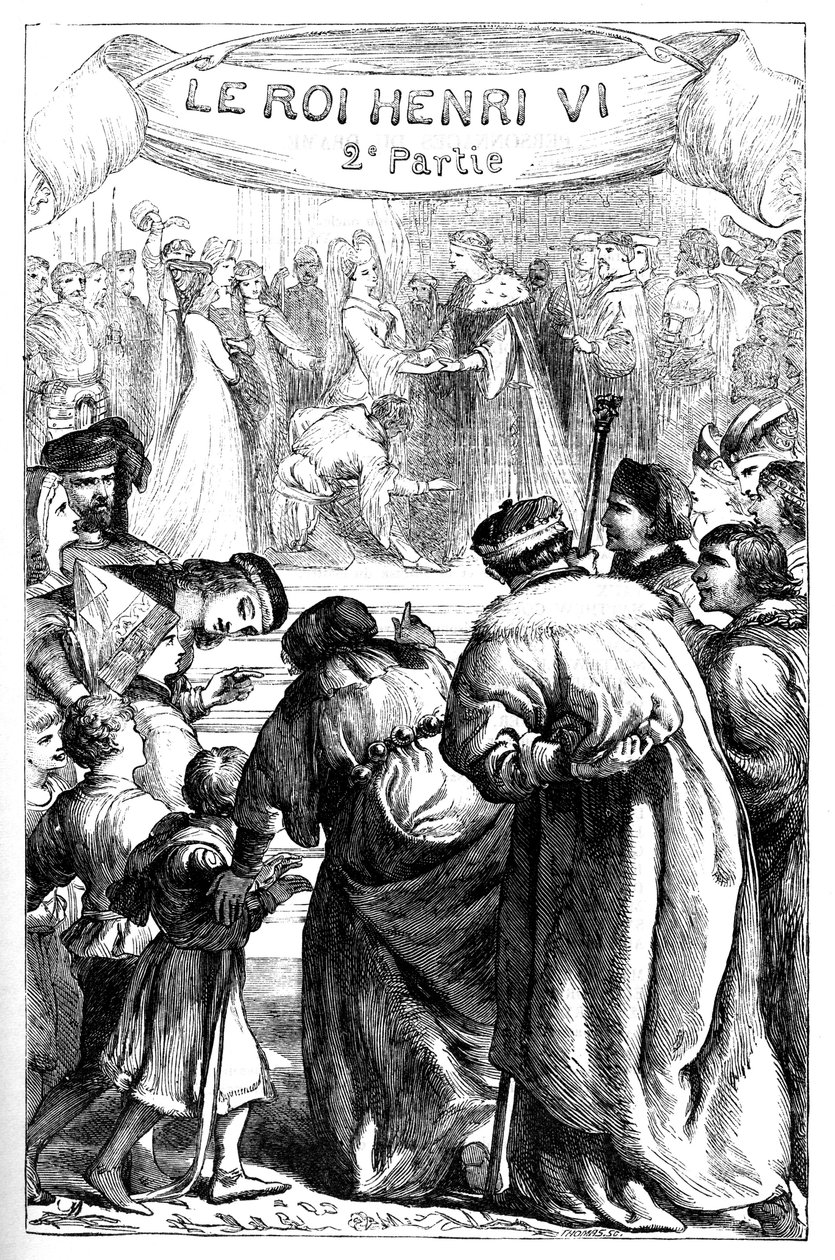 Enrique VI - Segunda parte del rey Enrique VI - Ilustración en “Obras completas de William Shakespeare” 1866 - Las ilustraciones y la forma general de esta edición son tomadas de Cassell