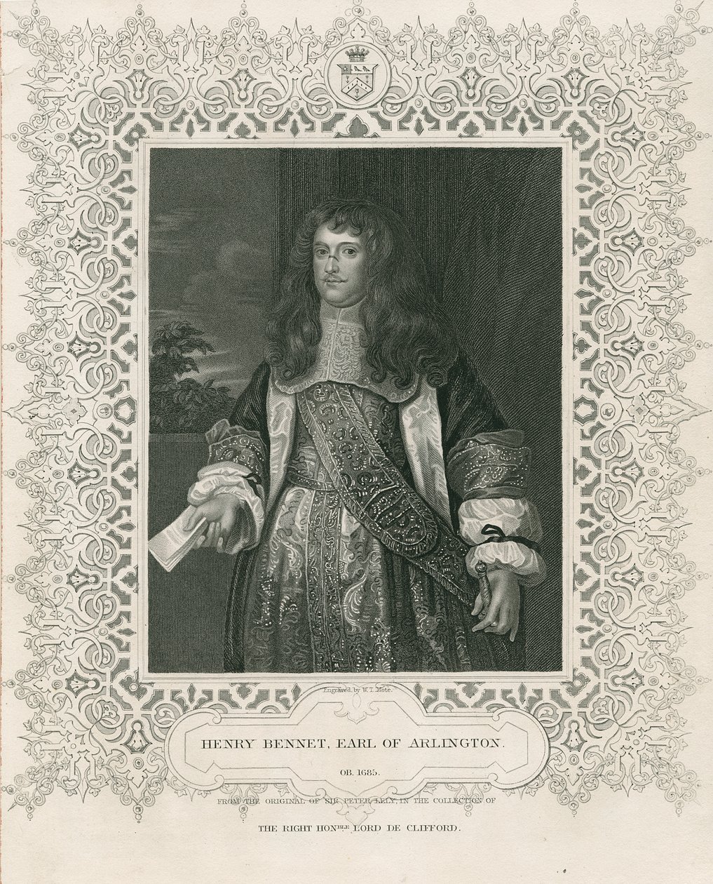Henry Bennet, primer conde de Arlington, de 