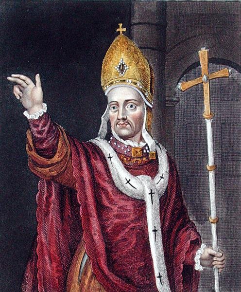 Henry Chichely (c.1362-1443), después de una pintura en la Galería Bodleian de English School