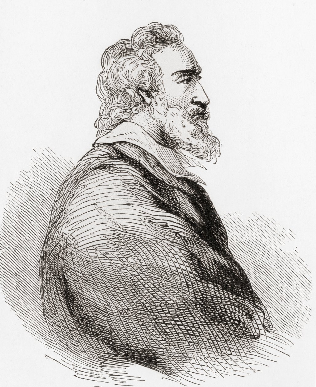 Enrique IV, también conocido como Buen Rey Enrique, 1553-1610, de Ward and Locks Illustrated History of the World, pub. c.1882 de English School