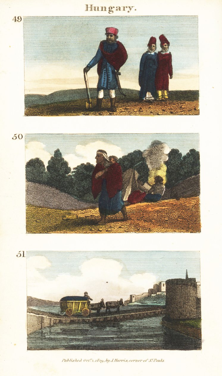 Vistas históricas de Hungría de English School