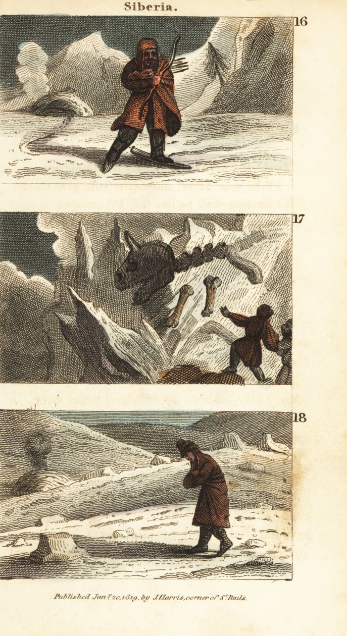 Vistas históricas de Siberia de English School