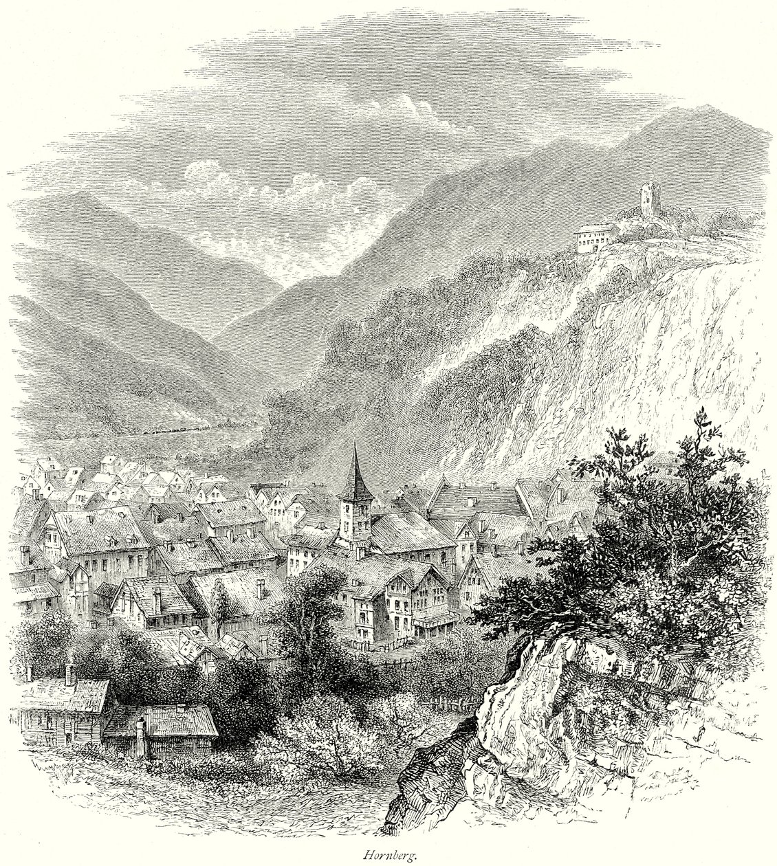Hornberg (grabado) de English School