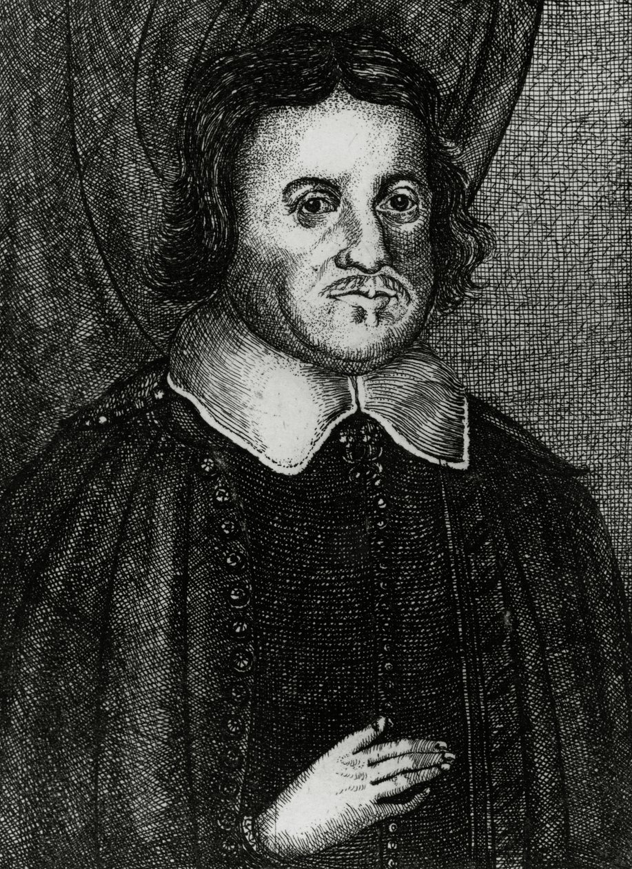 Hugh Peters, impreso por Peter Cole, c.1655 de English School