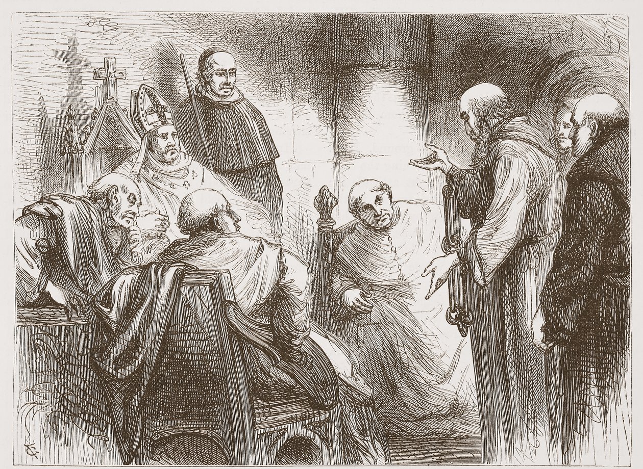 Ilustración de La Historia del Protestantismo por James Aitken Wylie (1808-1890), pub. 1878 de English School
