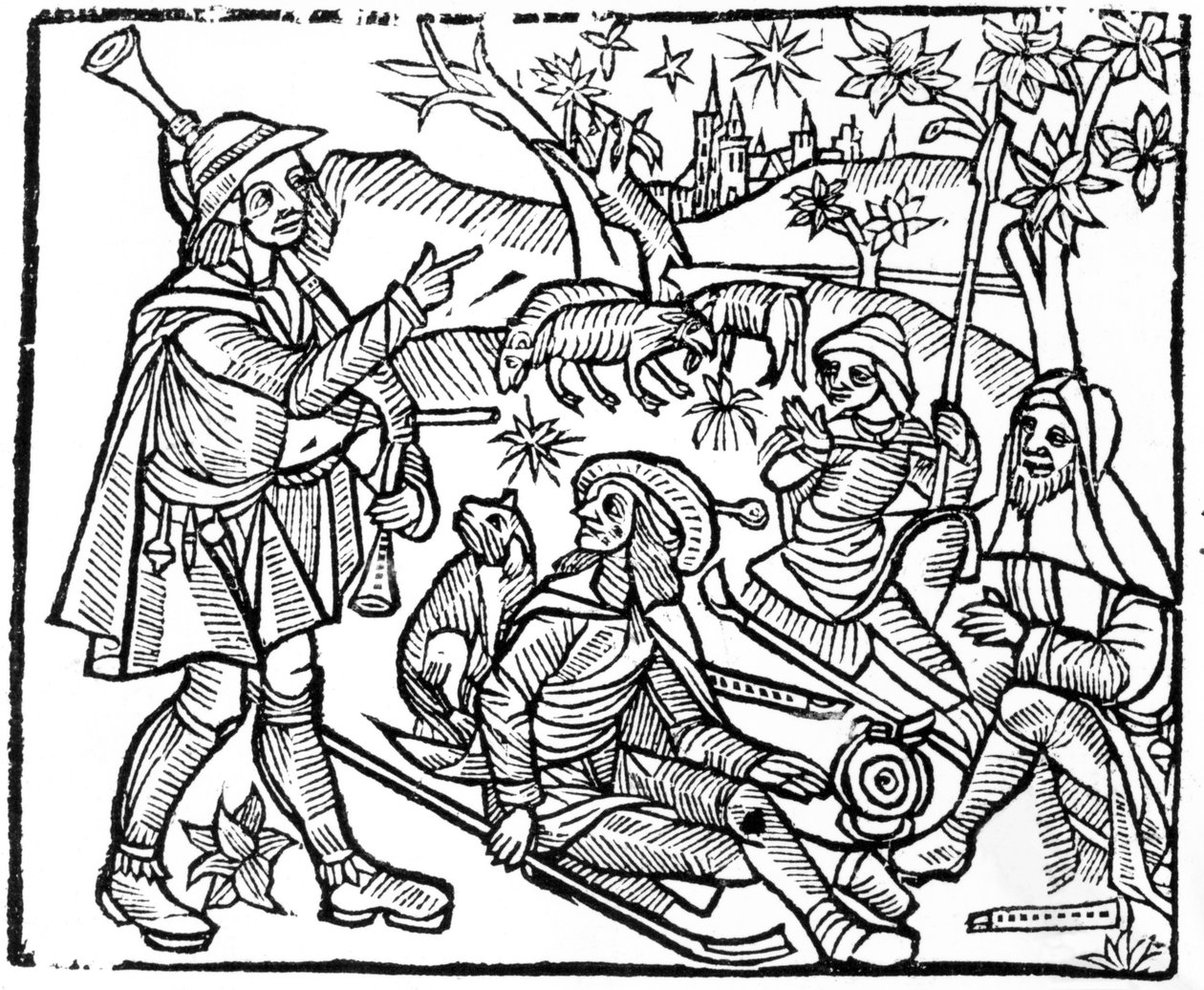 Ilustración del Calendario de los Pastores de English School