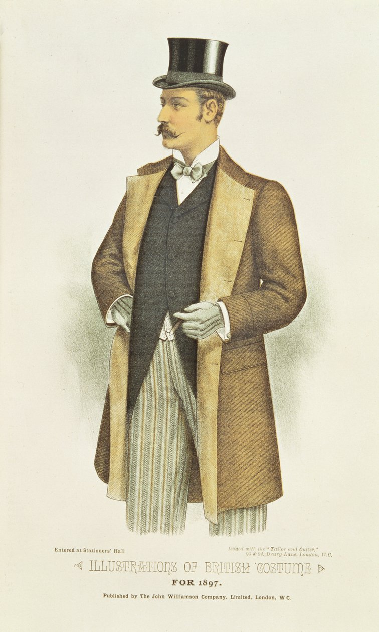 Ilustración del traje británico, pub. por la John Williamson Company Ltd, 1897 de English School