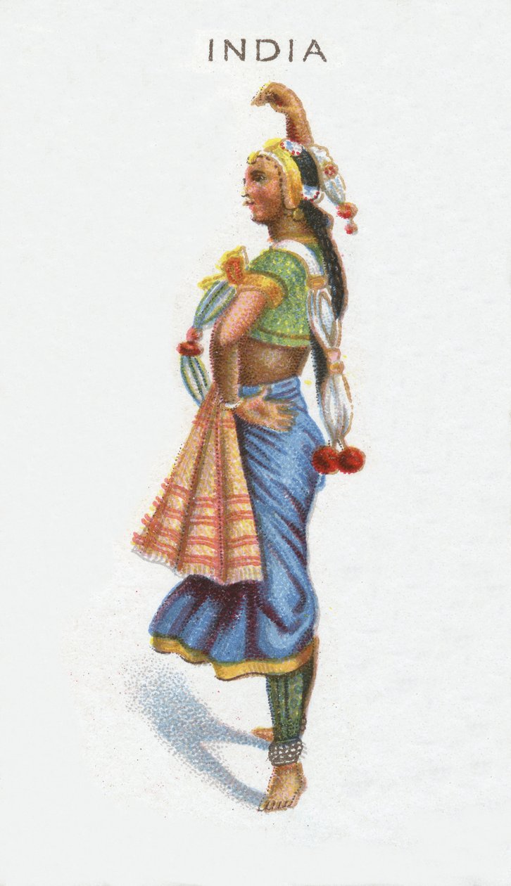 India, tarjeta de cigarrillos, 1915 de English School
