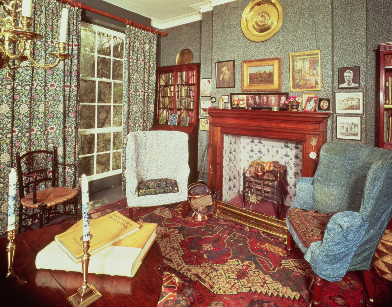 Interior de No.8 Hammersmith Terrace, construido c.1735 de English School
