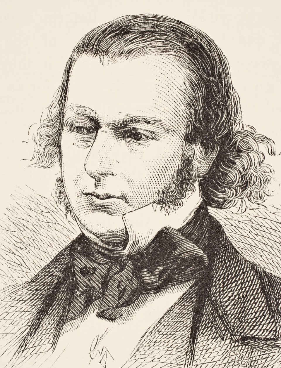 Isambard Kingdom Brunel, de La Historia Nacional y Doméstica de Inglaterra por William Hickman Smith Aubrey (1858-1916) publicada en Londres, c.1890 de English School