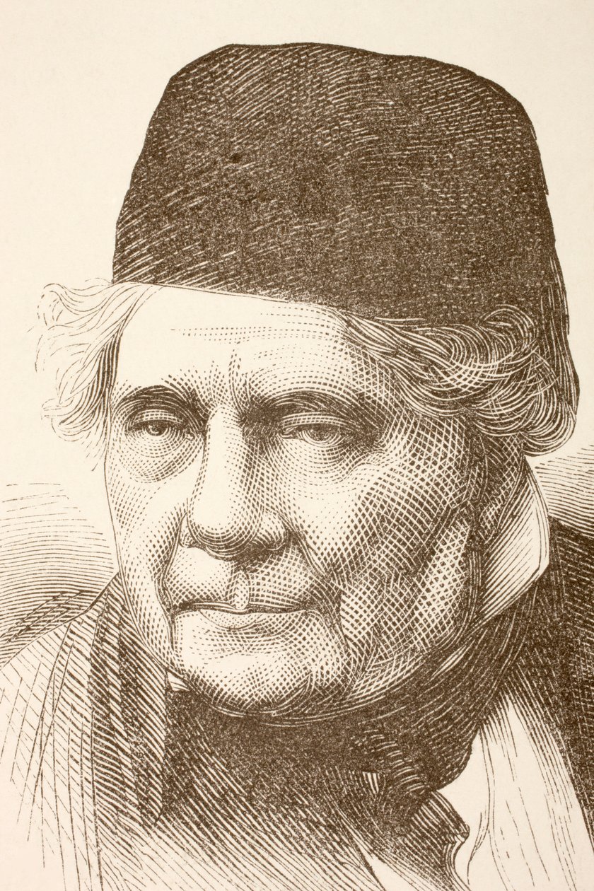 Jacques Babinet (litografía) de English School