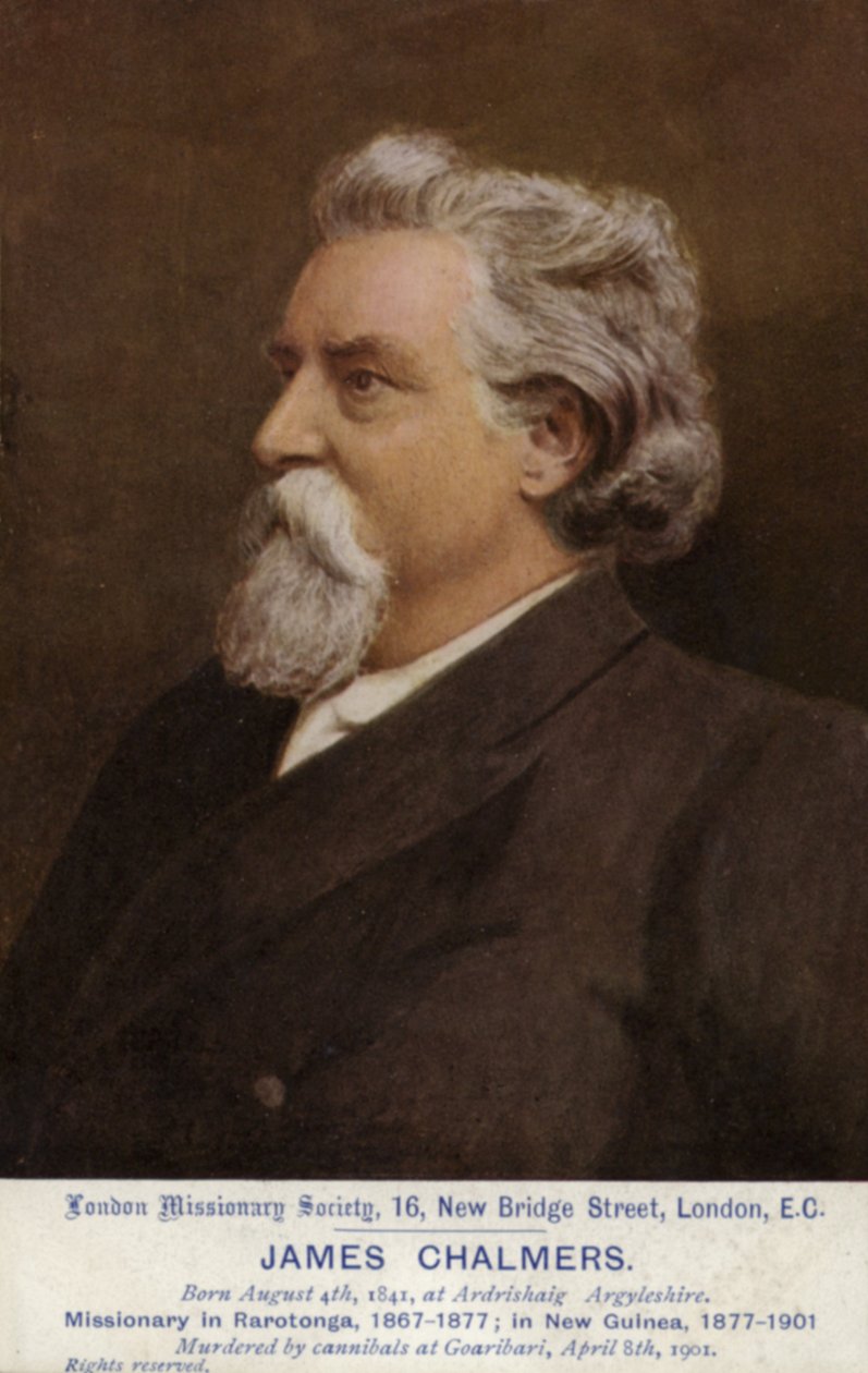 James Chalmers (litografía en color) de English School