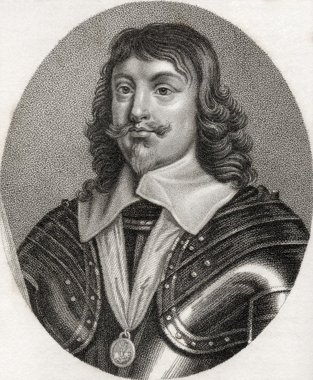 James Hamilton, grabado por Geremia, ilustración de 