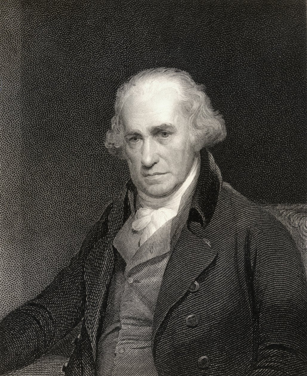 James Watt (1736-1819) de Gallery of Portraits, publicado en 1833 de English School