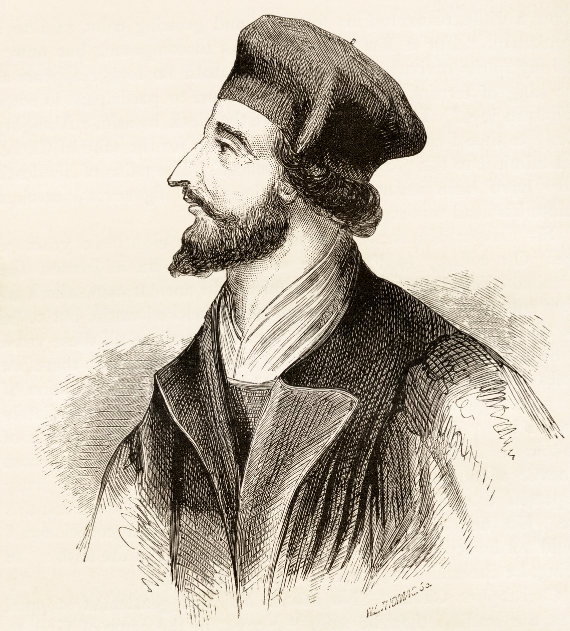 Jan Hus, c.1865 de English School