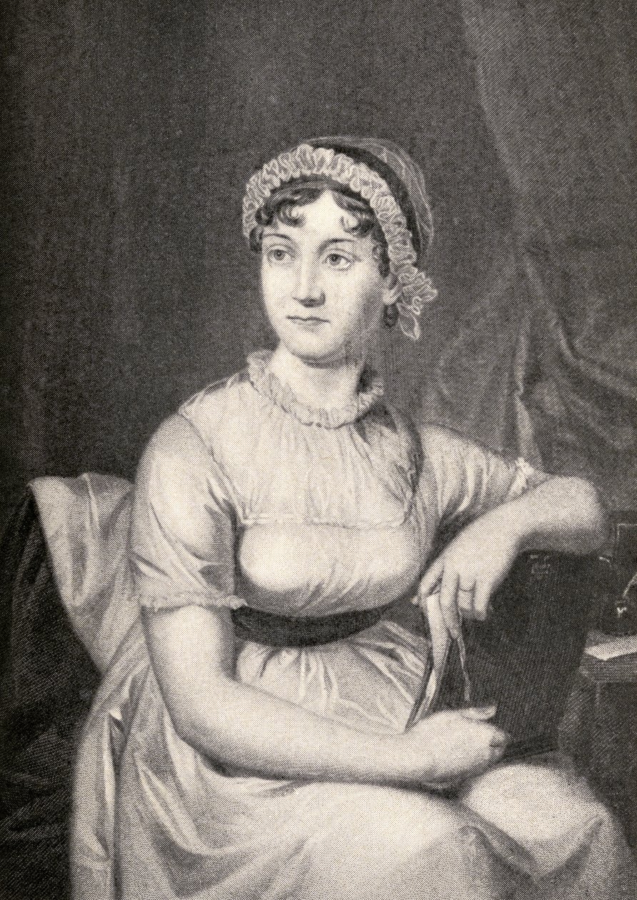 Jane Austen (1775-1817) ilustración de 