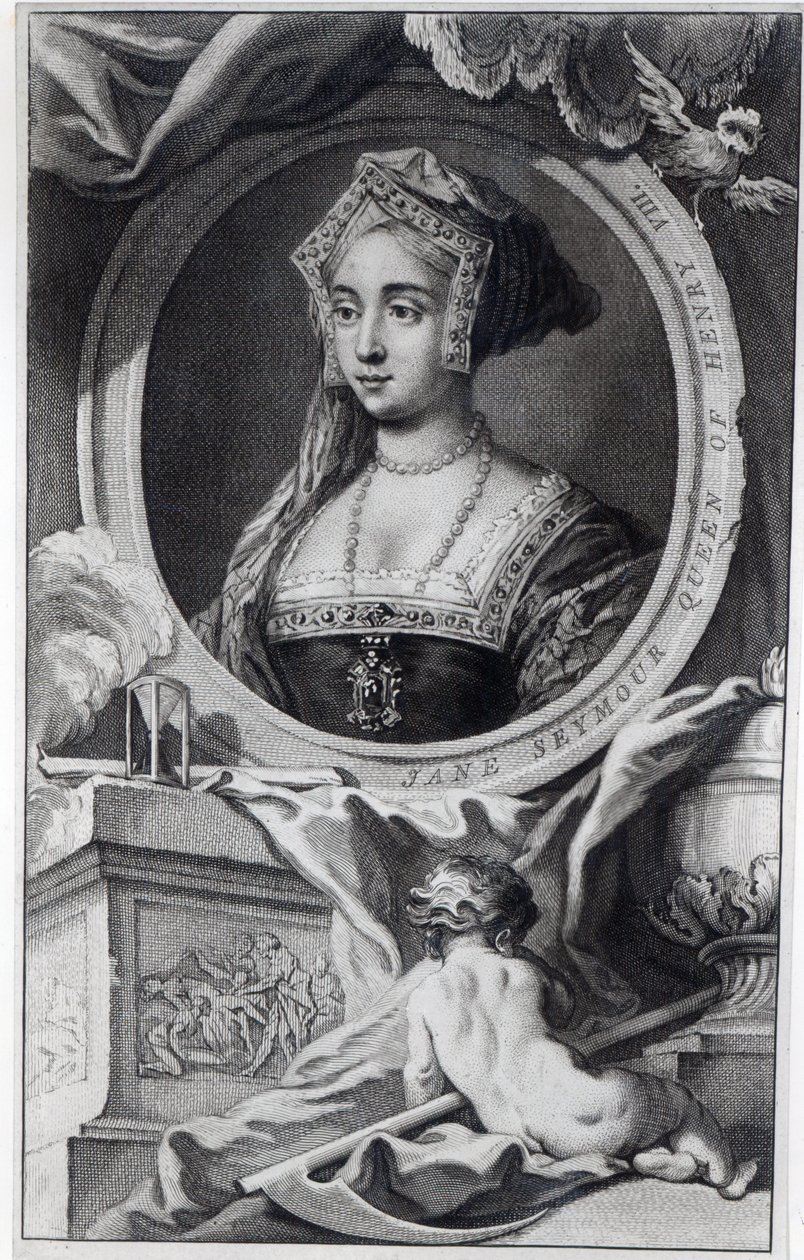 Jane Seymour, grabado por Jacobus Houbraken, 1746 de English School