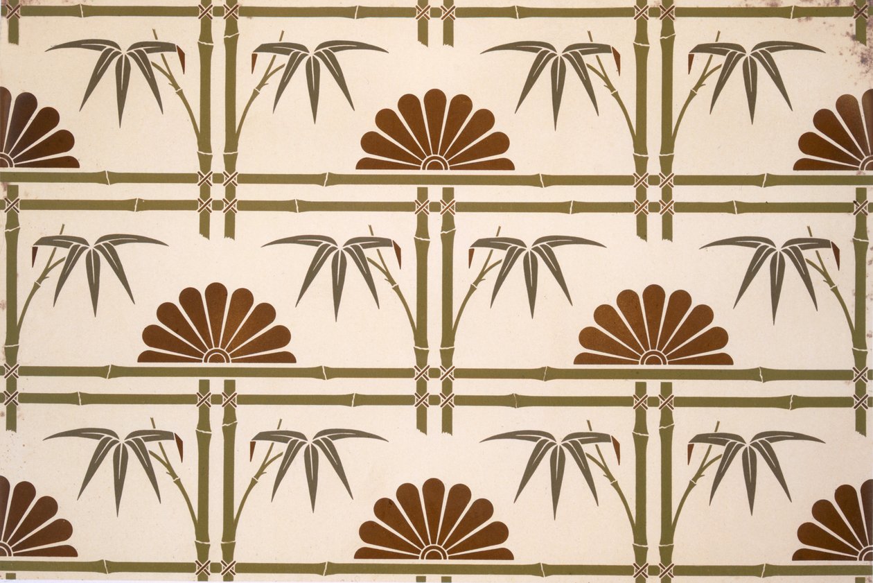 Ornamento japonés, de The Practical Decorator and Ornamentalist, 1892 de English School
