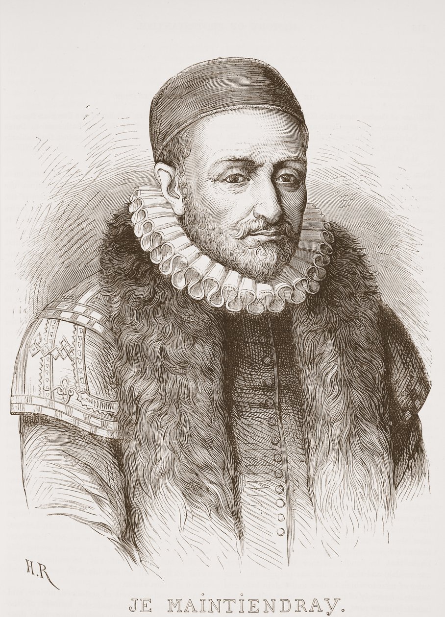 Je Maintiendray, ilustración de La Historia del Protestantismo de James Aitken Wylie (1808-1890), pub. 1878 de English School