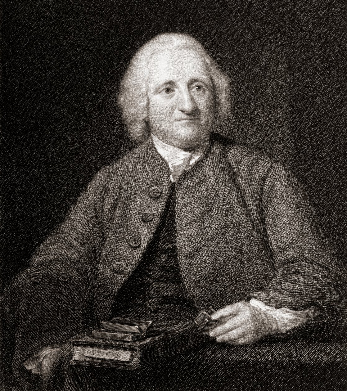John Dollond (1706-61) de Gallery of Paintings, publicado en 1833 de English School