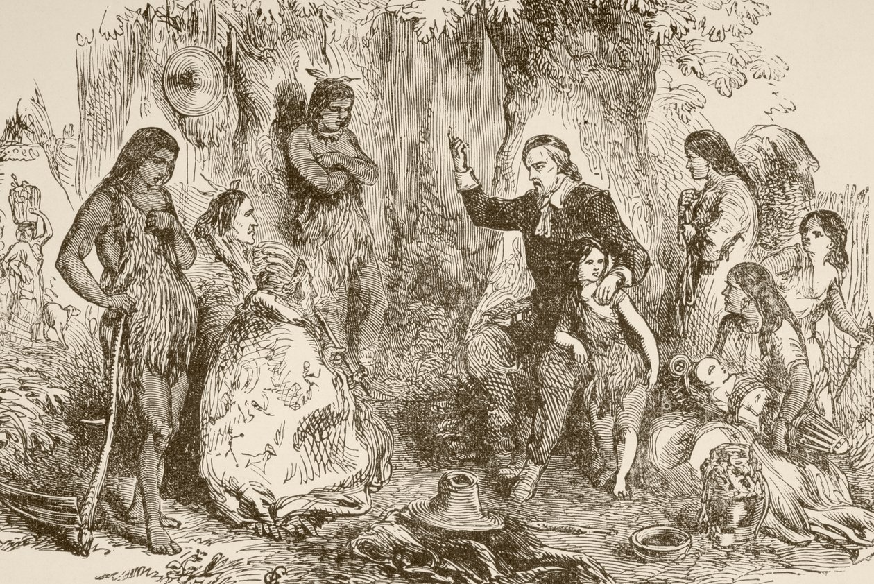 John Eliot (litografía) de English School