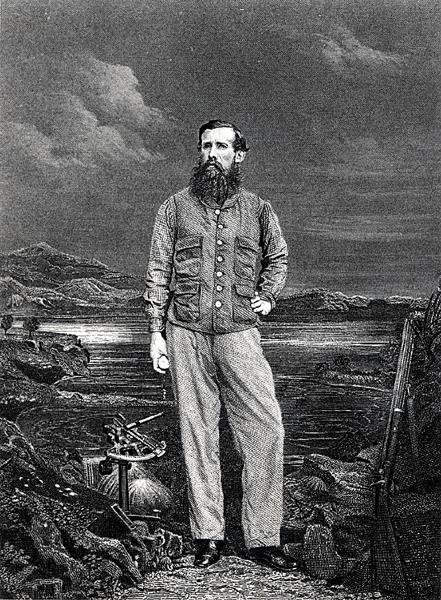 John Hanning Speke, frontispicio de su libro 