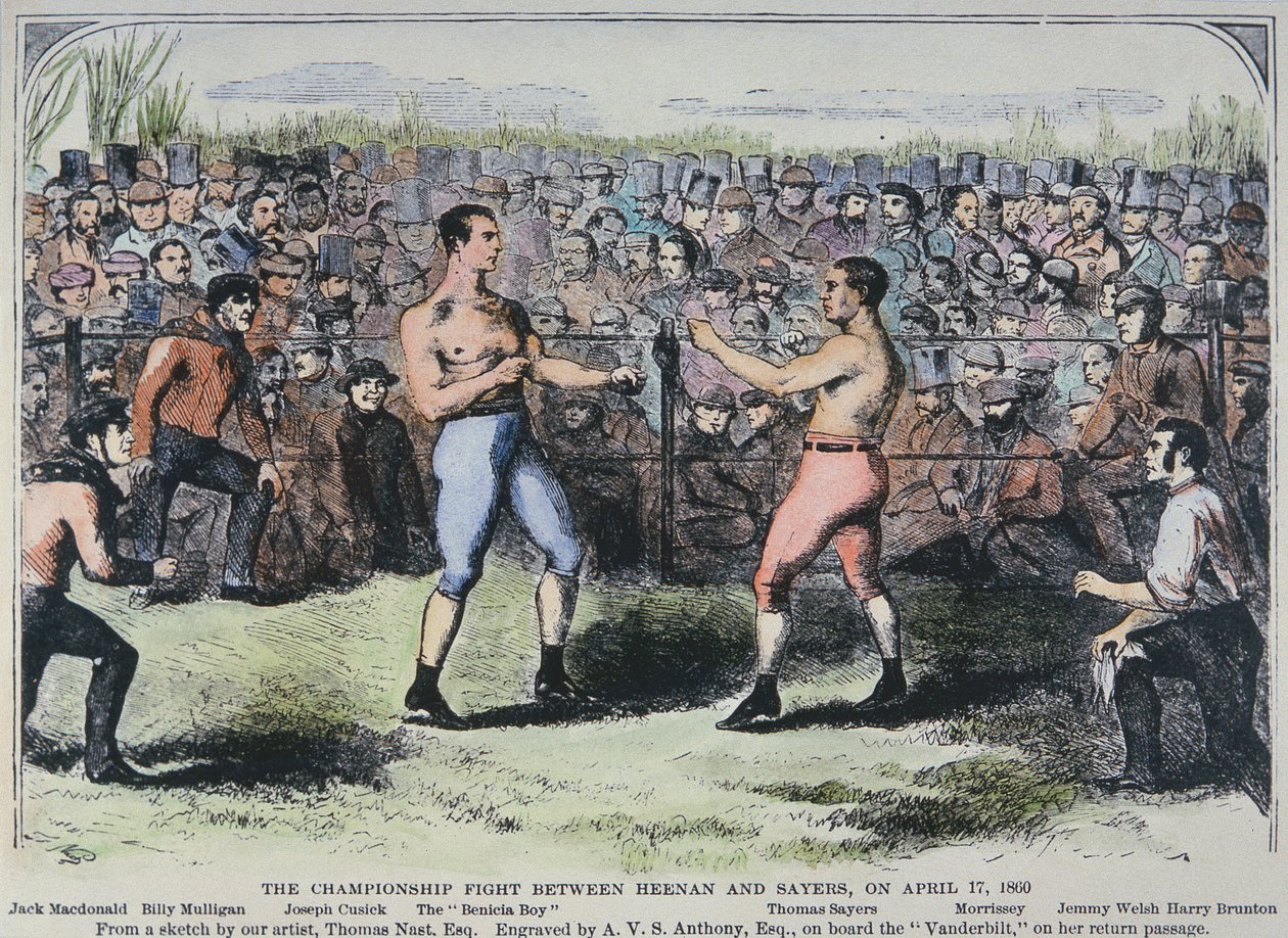 John Heenan contra Tom Sayers de English School