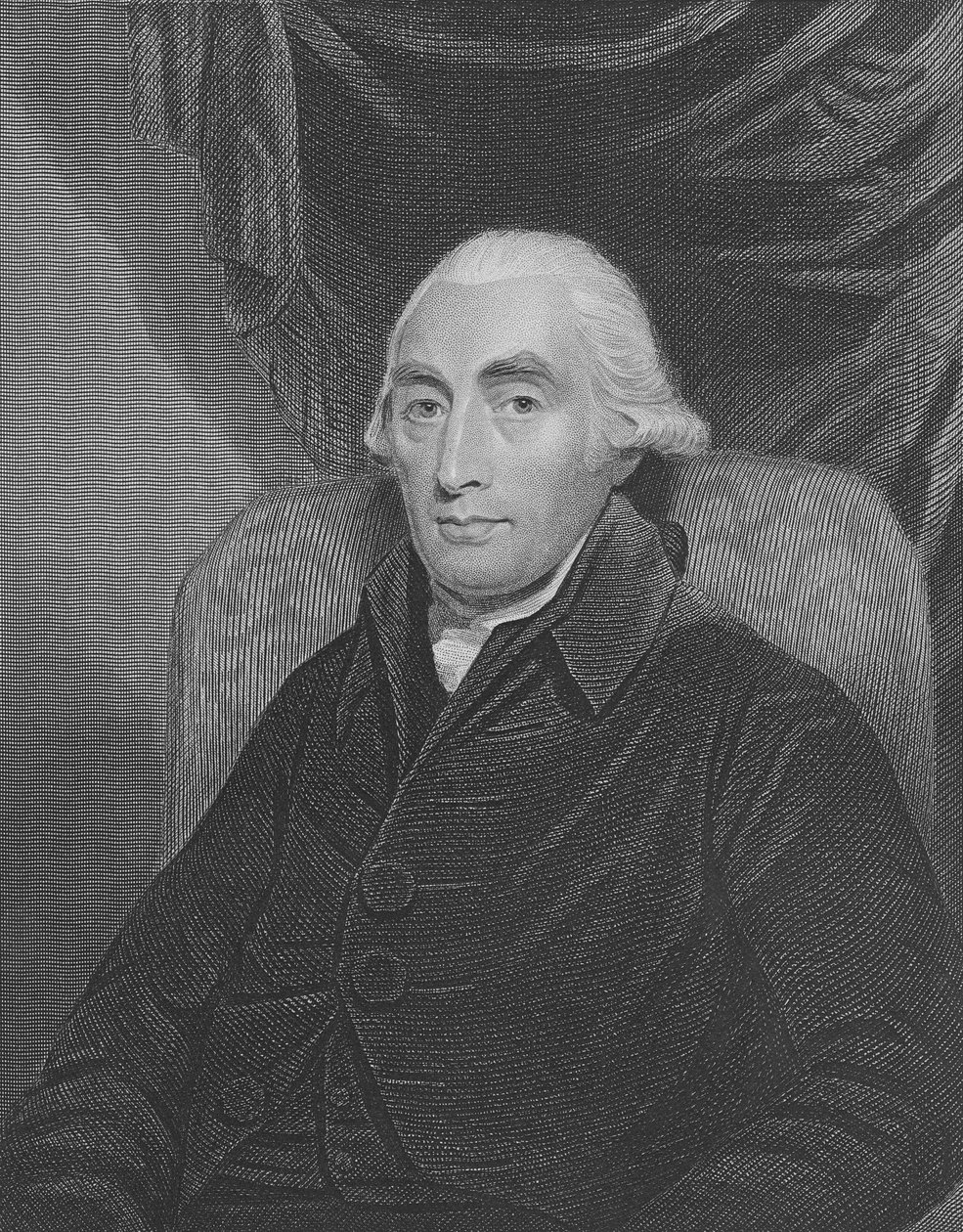 Joseph Black (1728-99) de la Galería de Retratos, publicado en 1833 de English School